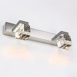 Apliques de pared Iluminación de baño Bañadores de pared Cristal Mini Estilo Moderno Contemporáneo Metal