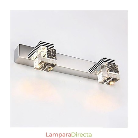 Apliques de pared Iluminación de baño Bañadores de pared Cristal Mini Estilo Moderno Contemporáneo Metal Apliques de pared Iluminación de baño Bañadores de pared Cristal Mini Estilo Moderno Contemporáneo Metal