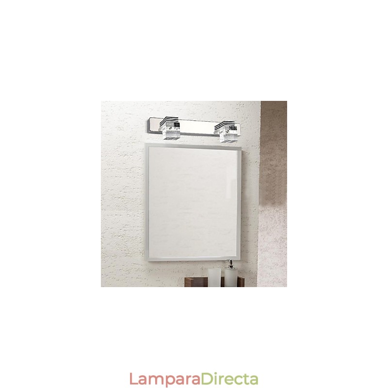 Apliques de pared Iluminación de baño Bañadores de pared Cristal Mini Estilo Moderno Contemporáneo Metal