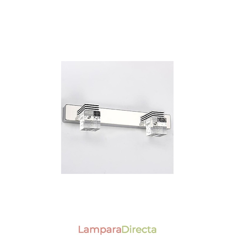 Apliques de pared Iluminación de baño Bañadores de pared Cristal Mini Estilo Moderno Contemporáneo Metal