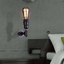 Aplique de pared de metal estilo retro estilo pastoral estilo aldeano para sala de estar y comedor.
