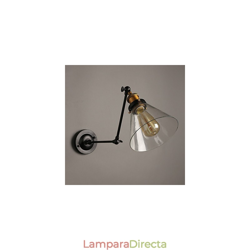 Lámpara de pared doble de sección Titan retro estilo loft rural creativo