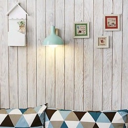 Apliques de pared modernos contemporáneos de madera y bambú