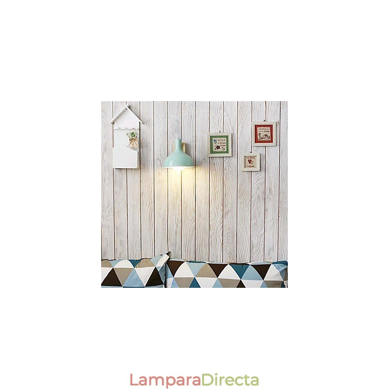 Apliques de pared modernos contemporáneos de madera y bambú