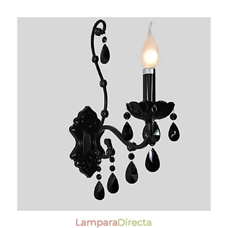 Apliques de pared estilo mini cristal, luces de pared con forma de vela, modernos y contemporáneos de metal Apliques de pared estilo mini cristal, luces de pared con forma de vela, modernos y contemporáneos de metal