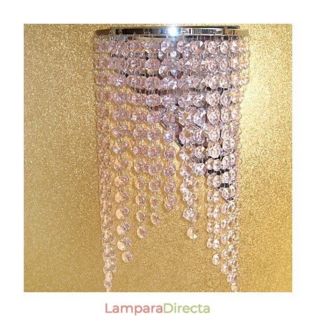 Lámpara de pared de cristal moderna con 2 luces Lámpara de pared de cristal moderna con 2 luces