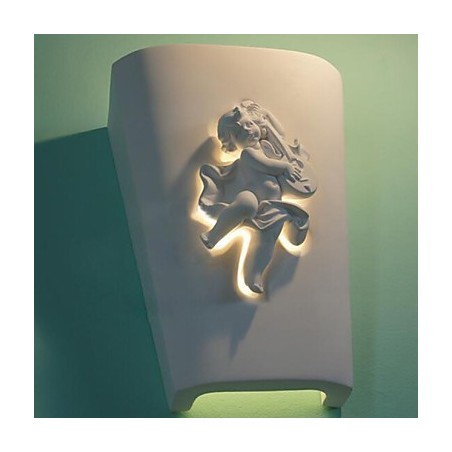 Lámpara de pared creativa rural creativa mediterránea estilo europeo Cupido lámpara de pared luz Lámpara de pared creativa rural creativa mediterránea estilo europeo Cupido lámpara de pared luz