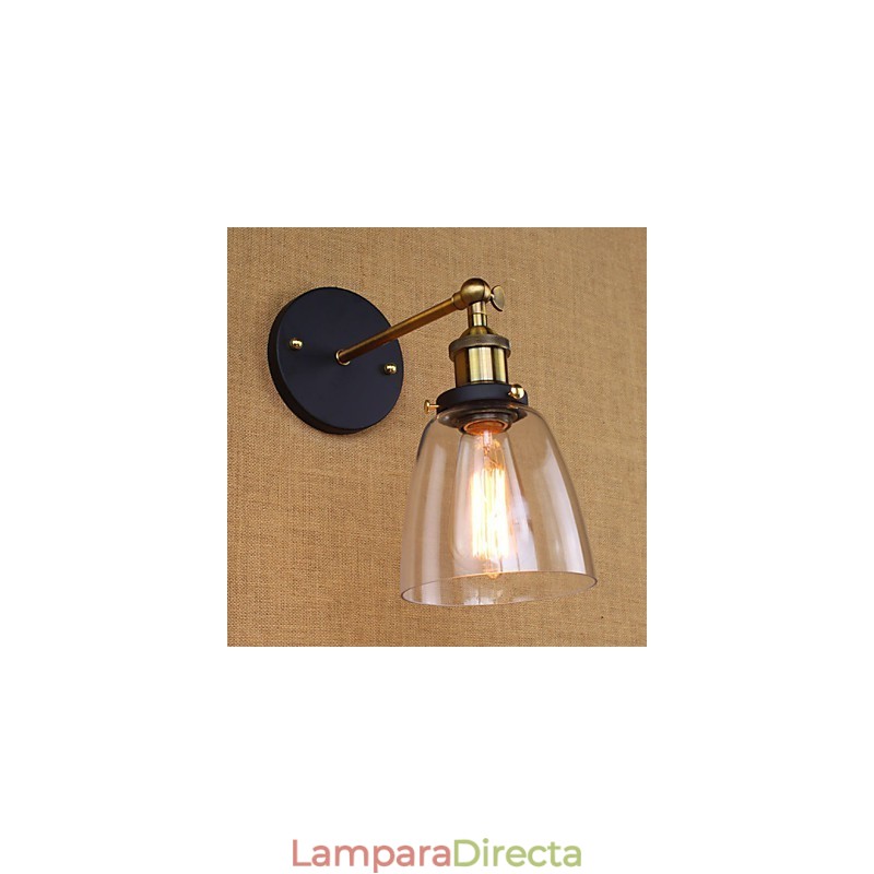 Aplique de pared decorativo, industrial y rural, de modelos originales, nostálgico comercio de exportación estadounidense.