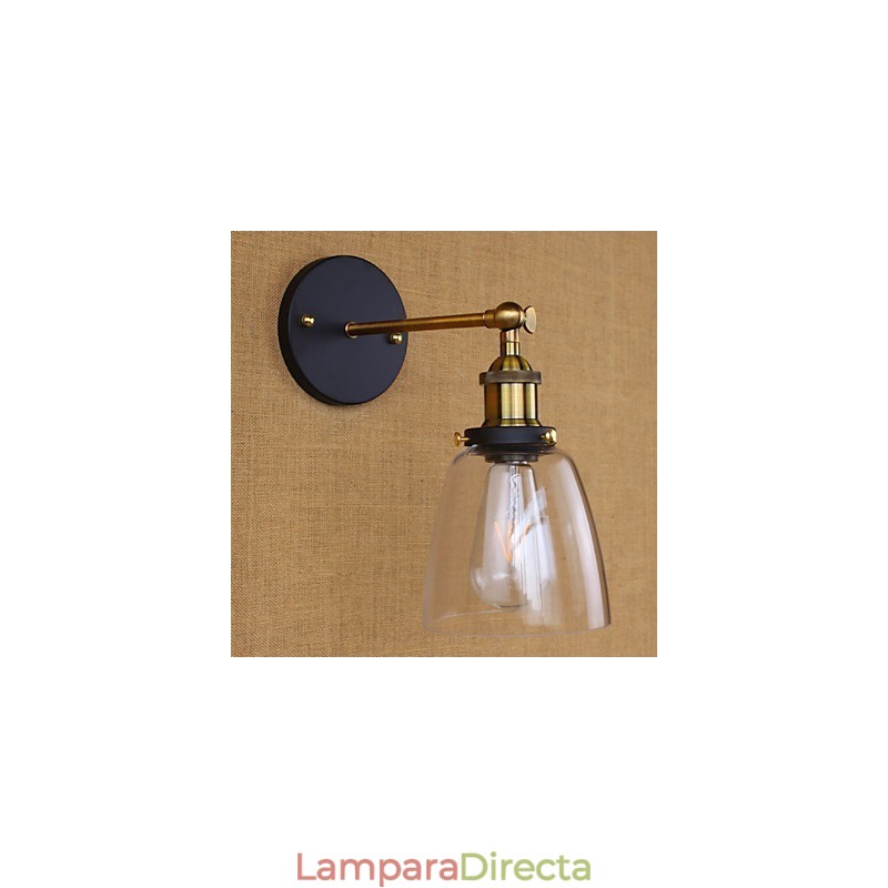 Aplique de pared decorativo, industrial y rural, de modelos originales, nostálgico comercio de exportación estadounidense.