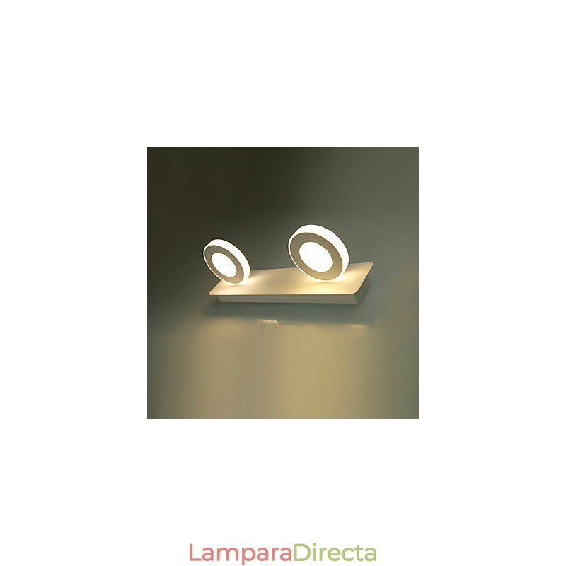 Iluminación de baño moderna contemporánea de metal