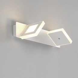 Iluminación de baño moderna contemporánea de metal