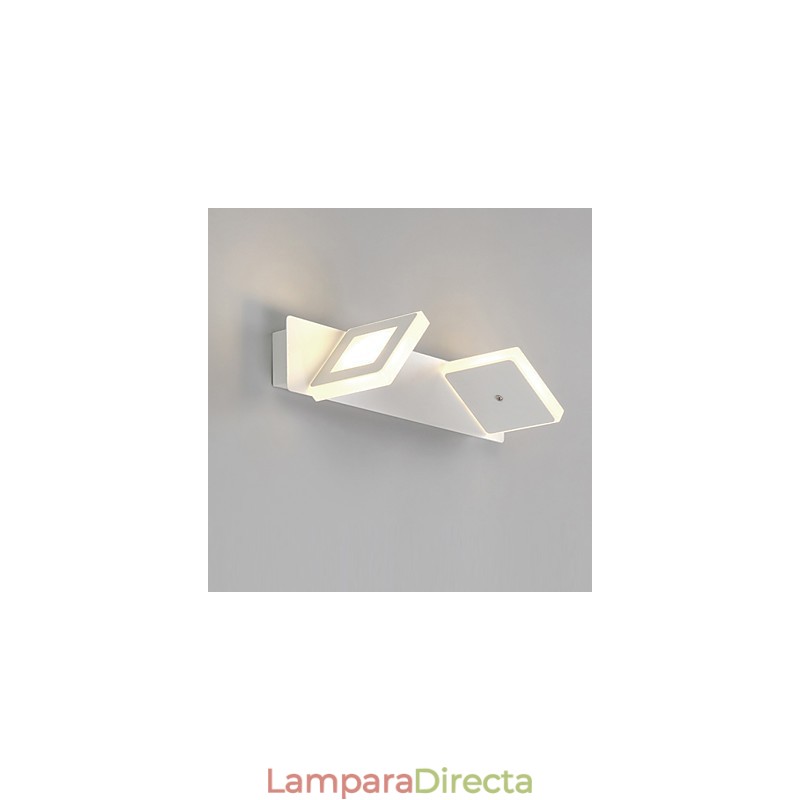 Iluminación de baño moderna contemporánea de metal