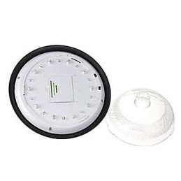 Aplique de pared de plástico blanco superbrillante