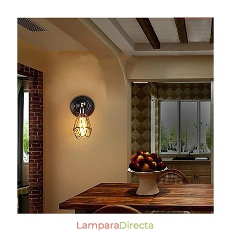 Jaula de pared retro americana de aspecto elegante y llena de personalidad