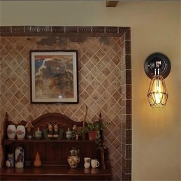 Jaula de pared retro americana de aspecto elegante y llena de personalidad