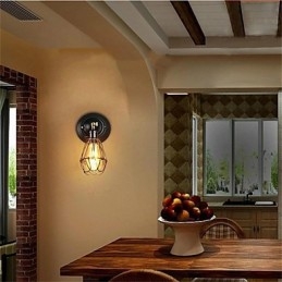 Jaula de pared retro americana de aspecto elegante y llena de personalidad