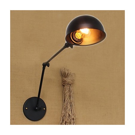 Aplique de pared decorativo de estilo industrial, minimalista, de brazo largo y doble personalidad para mesita de noche o comedor. Aplique de pared decorativo de estilo industrial, minimalista, de brazo largo y doble personalidad para mesita de noche o comedor.