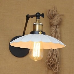 La nostalgia puede ser creativa y elegante. Lámpara de pared plegable telescópica de alta gama.