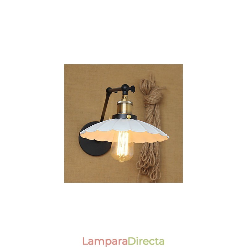 La nostalgia puede ser creativa y elegante. Lámpara de pared plegable telescópica de alta gama.