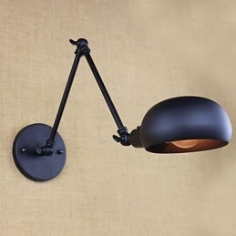 Hay un brazo largo del interruptor doble minimalista europeo personalizado estilo retro moda iluminación pared de hierro