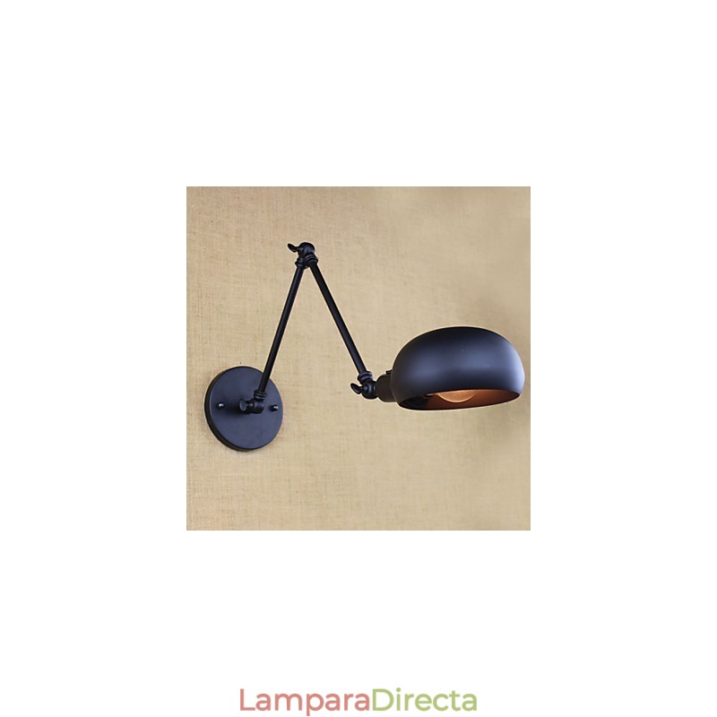 Hay un brazo largo del interruptor doble minimalista europeo personalizado estilo retro moda iluminación pared de hierro