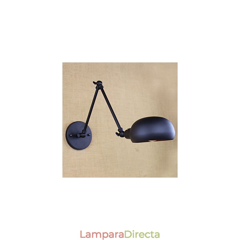 Hay un brazo largo del interruptor doble minimalista europeo personalizado estilo retro moda iluminación pared de hierro