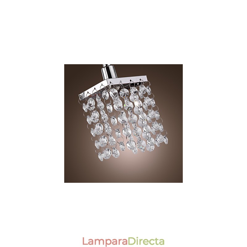 Lámpara de isla lineal Crysal de 3 luces