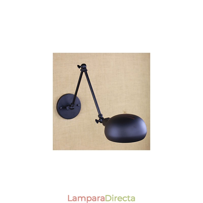 Hay un brazo largo del interruptor doble minimalista europeo personalizado estilo retro moda iluminación pared de hierro