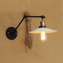 Lámpara de pared retráctil plegable de estilo nostálgico creativo
