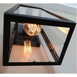 Lámpara de pared para dormitorio con luces, estilo creativo que restaura formas antiguas.