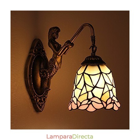 Lámpara de pared de hierro forjado creativa, estilo rural, estilo europeo Lámpara de pared de hierro forjado creativa, estilo rural, estilo europeo