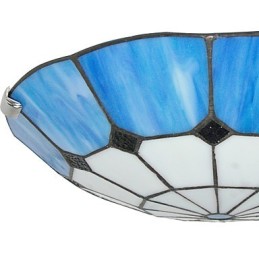 Lámpara de techo cálida de estilo mediterráneo, diámetro de la luminaria de iluminación de 40 cm.