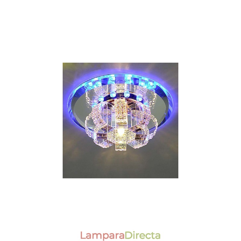 Lámpara de techo de cristal SMD 3W, lámpara creativa, luz de cúpula absorbente
