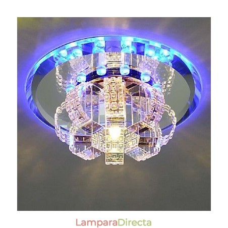 Lámpara de techo de cristal SMD 3W, lámpara creativa, luz de cúpula absorbente Lámpara de techo de cristal SMD 3W, lámpara creativa, luz de cúpula absorbente