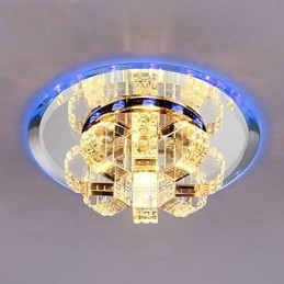 Lámpara de techo de cristal SMD 3W, lámpara creativa, luz de cúpula absorbente