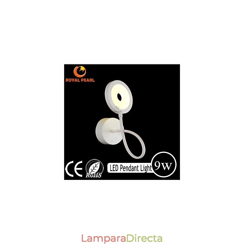 Lámpara acrílica decorativa moderna.