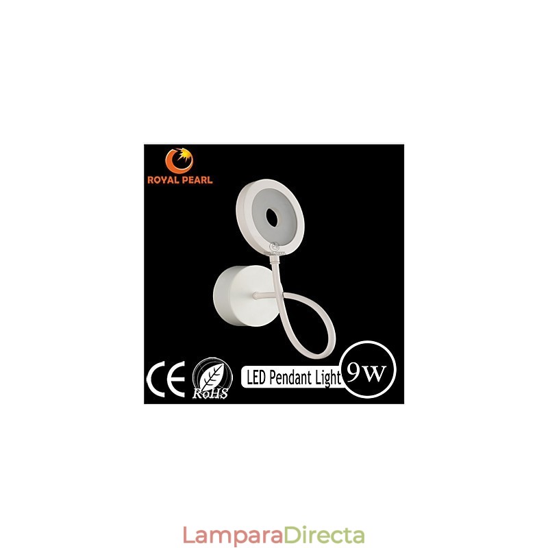 Lámpara acrílica decorativa moderna.
