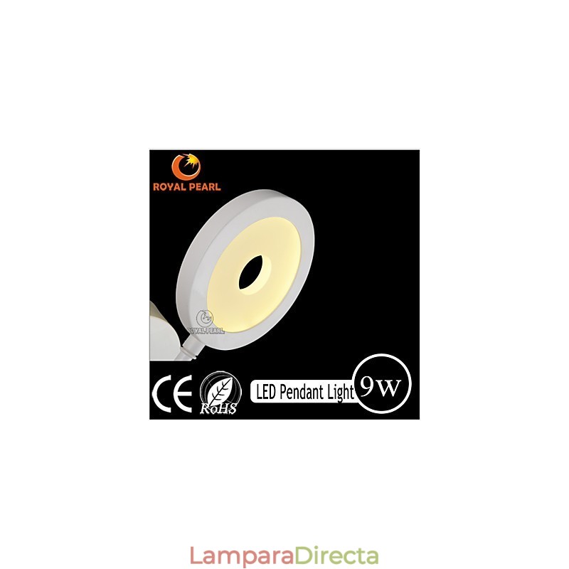 Lámpara acrílica decorativa moderna.