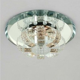 Lámpara de techo de cristal SMD 3W, lámpara creativa, luz de cúpula absorbente