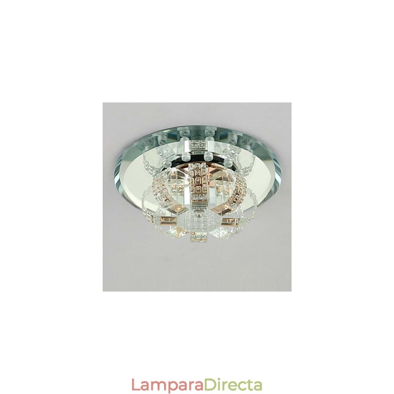 Lámpara de techo de cristal SMD 3W, lámpara creativa, luz de cúpula absorbente