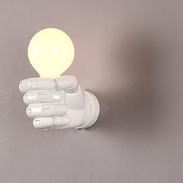 Lámpara de pared europea con puño retro creativo de mano derecha