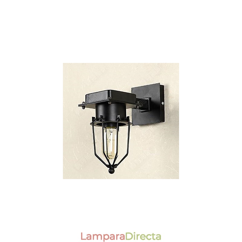 Lámpara de pared de un solo cabezal estilo loft industrial retro