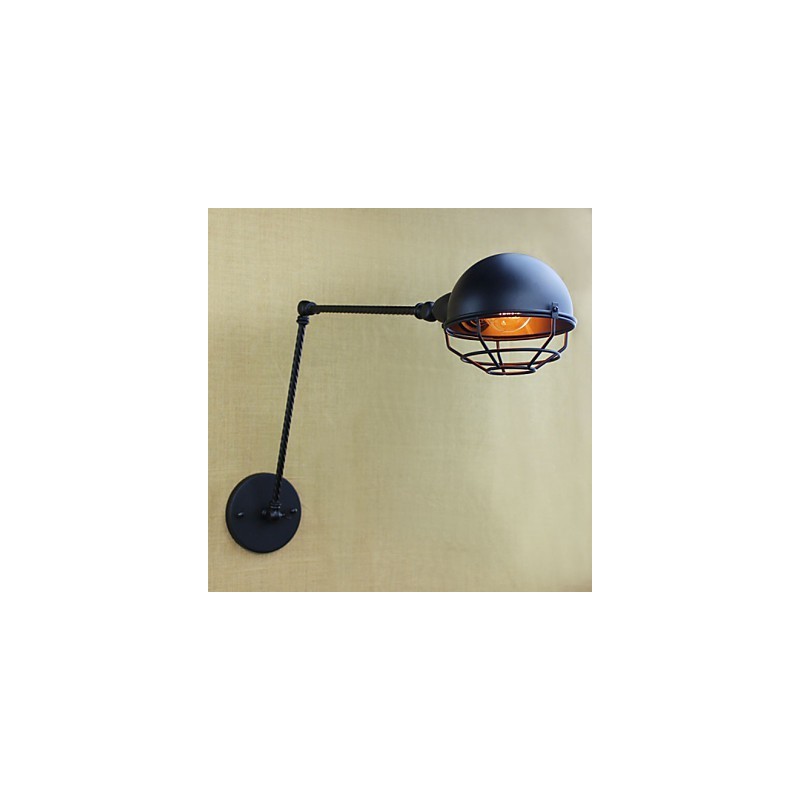 Aplique de pared decorativo creativo retro de doble brazo industrial extranjero americano de brazo largo