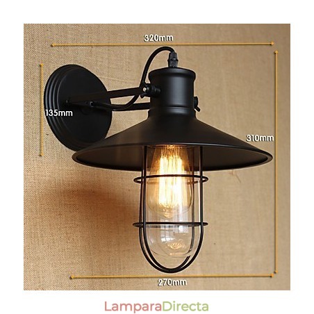 Lámpara de pared para cabecera de cama, estilo americano, para pasillo, bar y decoración Lámpara de pared para cabecera de cama, estilo americano, para pasillo, bar y decoración