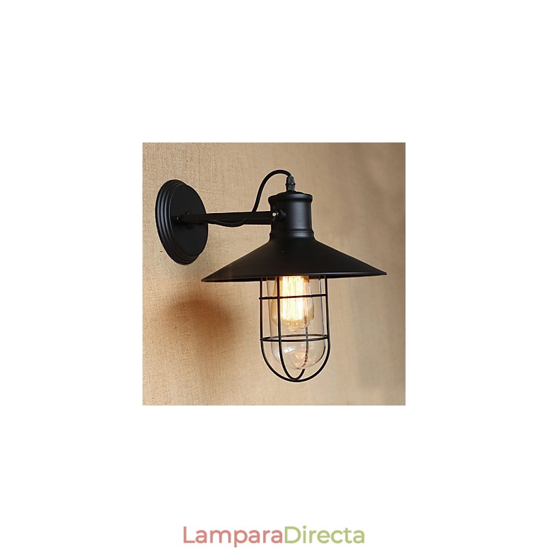 Lámpara de pared para cabecera de cama, estilo americano, para pasillo, bar y decoración