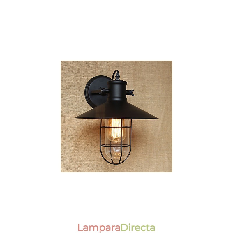 Lámpara de pared para cabecera de cama, estilo americano, para pasillo, bar y decoración