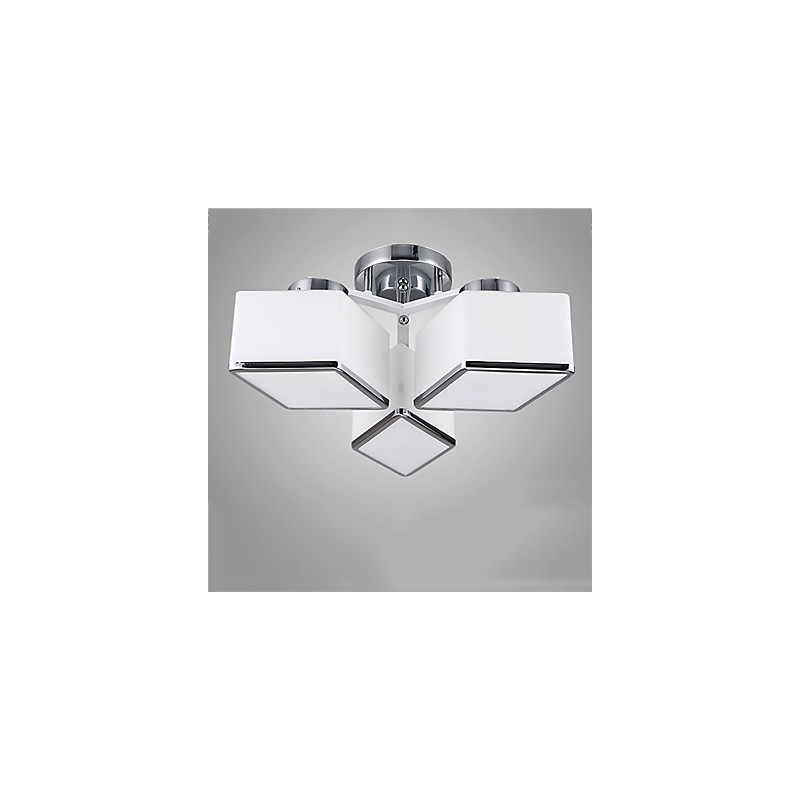 Lámpara de cristal contemporánea moderna de montaje al ras