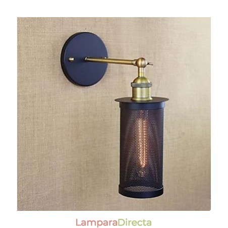 Lámpara de pared de hierro forjado con red de hierro Lámpara de pared de hierro forjado con red de hierro