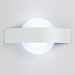 Iluminación de baño Bañadores de pared Apliques de pared de lectura Mini estilo Moderno Contemporáneo Metal