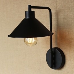 Aplique de pared decorativo de hierro para pasillo, almacén, balcón, porche, minimalista y moderno